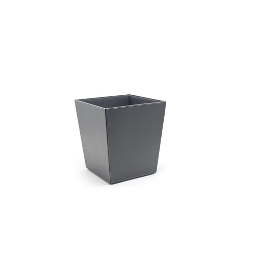 London Flare Wastebasket, 14 Quart, Smoke